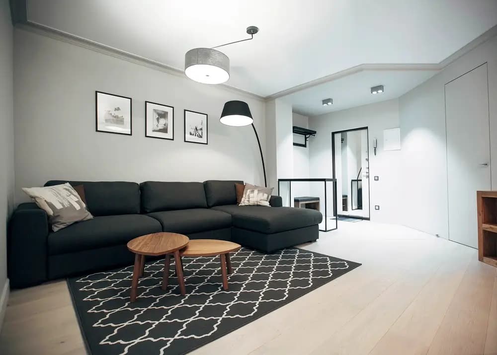 חלל מגורים ומטבח